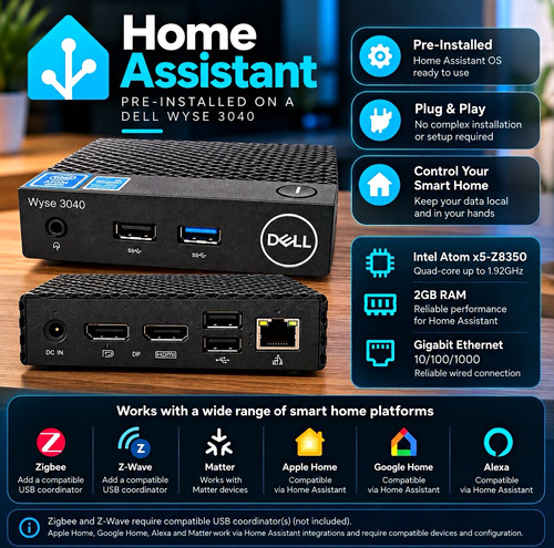 Home assistant pre installed - home,